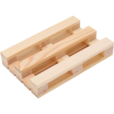 Plateau de rangement en bois finement travaillé pour voiture télécommandée, décoration miniature RC. (1/5)