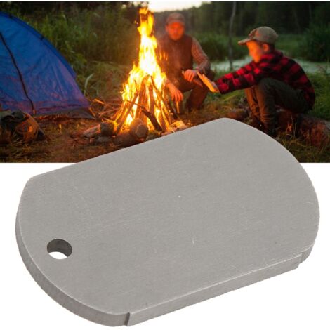 Outil de Démarrage de Feu en Acier au Carbone Portable Multifonction pour Randonnée et Survie 5x3cm (1/5)
