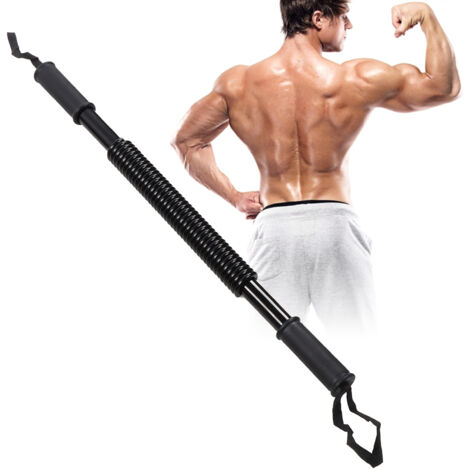 Poignée de Force à Ressort 40KG pour Entraînement Poignet et Avant-bras - Équipement de Musculation Noir (1/5)