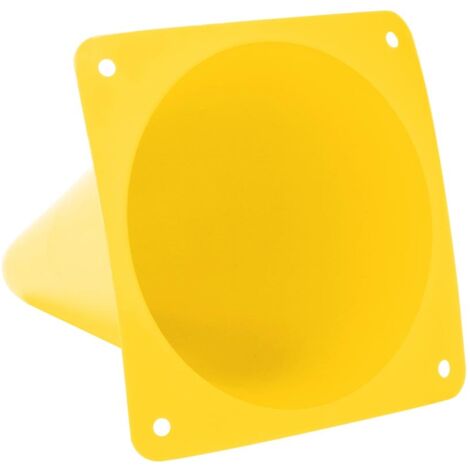 6 pièces Cônes d'Entraînement Football 18cm, Accessoires Marqueurs Plastiques Jaunes pour Sport (1/5)