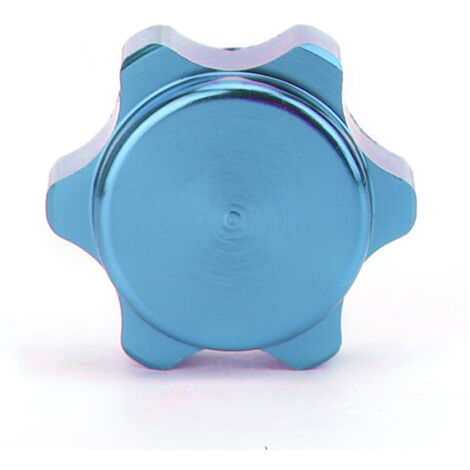 4 pièces Bouchons Anti-Poussière 17mm Alliage Aluminium pour Roues HSP 94762 94886 Voiture RC 1/8 (Bleu) (1/5)