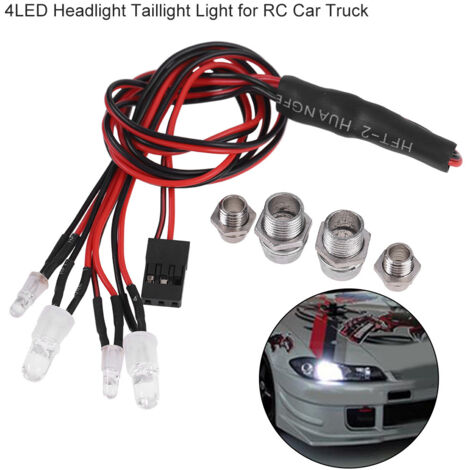 Contrôleur D'éclairage LED RC – 12-24V, 6A, Télécommande RF 433 MHz – Pour Voiture Télécommandée
