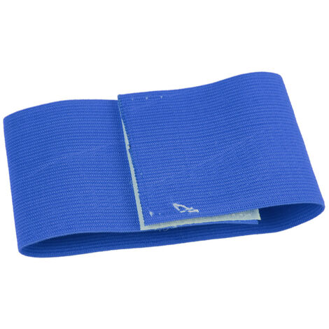 Bandes de bras ajustables pour joueurs de football en extérieur (bleu) (1/5)