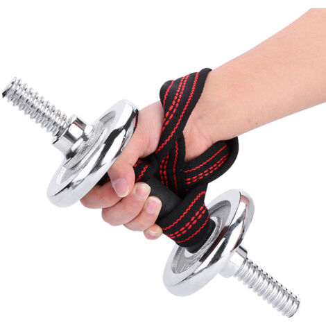Sangles de musculation en nylon doux et spandex, manchons de protection pour mains - Taille M (1/5)