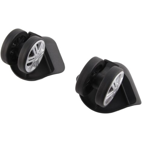 1 Paire de Roues de Remplacement pour Valise, Roulettes Pivantes Silencieuses pour Réparation de Bagages