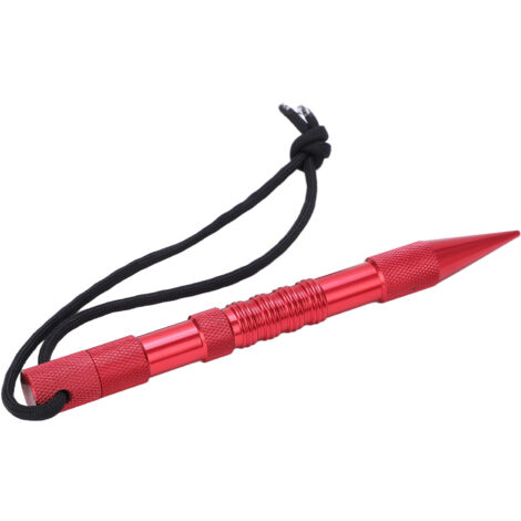 Aiguille en Alliage d'Aluminium pour Paracord - Accessoire de Montage pour Travaux du Cuir ou Paracord Rouge (1/5)