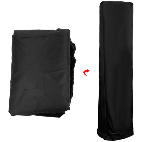 Housse de protection imperméable pour chauffage extérieur, anti-poussière et anti-UV (210D) (1/5)