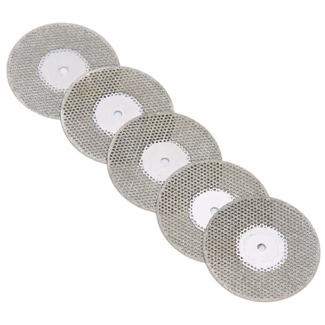 5 pièces / Lot Disque Diamant Dentaire Double Face pour Polissage et Découpe, Outil de Soin Buccal (1/5)