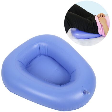 Coussin d'air anti-escarres pour lit, pot de chambre bleu pour personnes âgées (1/5)