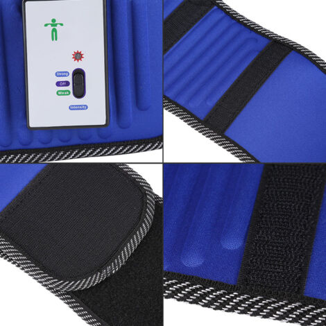 Ceinture Vibrante Amincissante 5 Moteurs, Brûle-Graisse Électrique pour Perte de Poids, 100-240V EU (1/5)