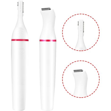 Rasoir Électrique 4-en-1 pour Femme - Épilateur Visage, Sourcils, Nez et Maillot - Sans Piles (1/5)