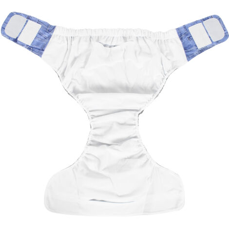 Culotte lavable réutilisable pour incontinence adulte, ajustable et confortable - Modèle Denim A09