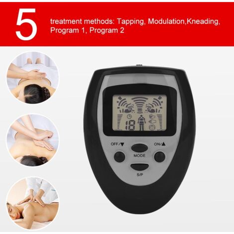 Appareil de Massage Cervical Électrique pour Acupuncture Musculaire et Thérapie Physique Noir (1/5)