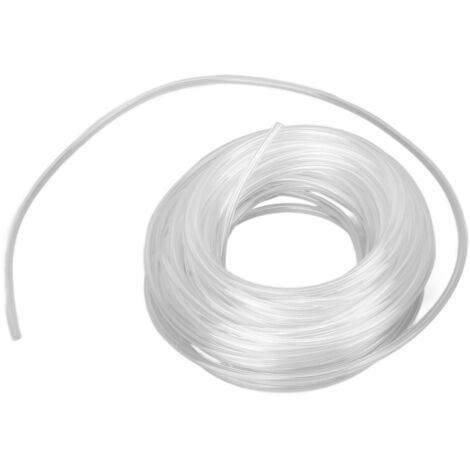 Tuyau acoustique transparent 10m pour aides auditives, transmission sonore optimale, diamètre 3.3x2mm, compatible amplificateurs auditifs. (1/5)