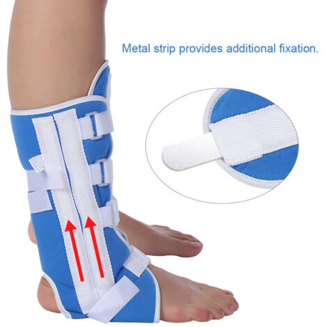 Orthèse de genou ajustable avec attache de cheville pour entorse et soutien articulaire (1/5)