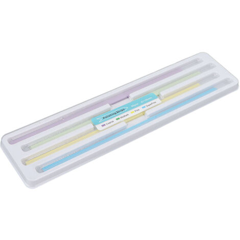 60 bandes de polissage dentaire résistantes à l'usure, 4 couleurs, pour un polissage dentaire précis et portable. (1/5)