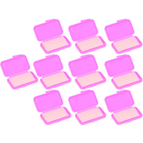 10 pièces de cire orthodontique pour appareil dentaire, saveur fraise, protection buccale