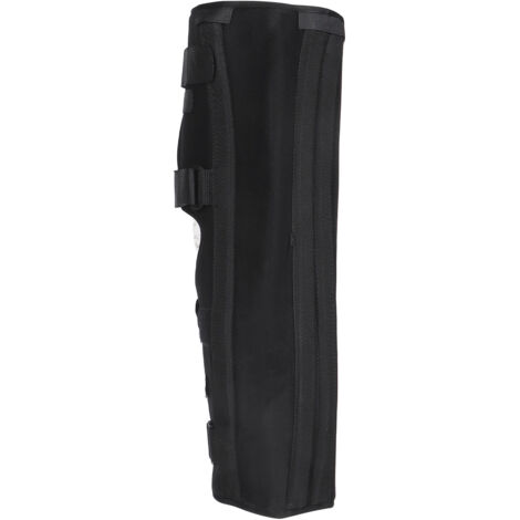 Attelle de genou réglable, genouillère de soutien confortable et robuste avec 4 sangles - Stabilisation pratique