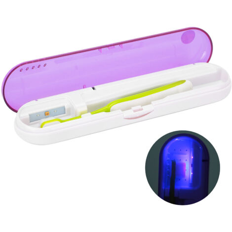Portable Stérilisateur UV pour Brosse à Dents - Désinfection Rapide - Violet (1/5)