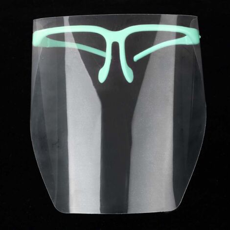 Masque de Protection Dentaire Professionnel, Visière Faciale Détachable, Écran Facial Vert pour Soins Dentaires (1/5)