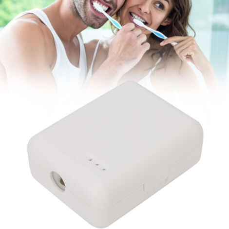 Stérilisateur UV Portable pour Brosses à Dents, Support Mural (Blanc) (1/5)