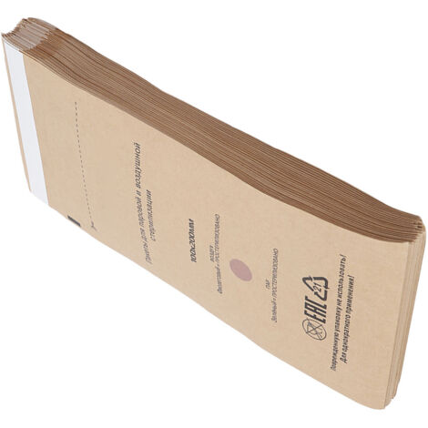 100 Pochettes Autoadhésives Dentaires 100x200mm pour Outils de Nettoyage et Soins Bucco-dentaires (1/5)