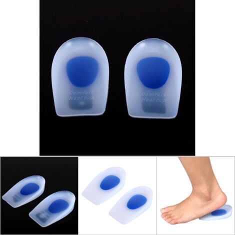 1 Paire de Semelles Orthopédiques en Gel pour Talon, Coussinets Anti-Choc pour Apaiser la Douleur et Soins Plantaire (1/5)