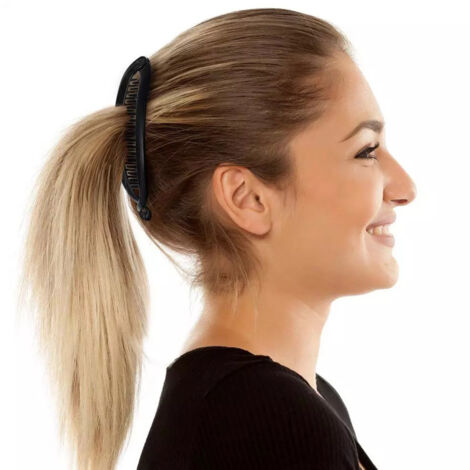 8 Pièces Pinces à Cheveux Banane, Barrettes Double Peigne Vintage Grandes pour Femmes et Filles, Outil Polyvalent pour Coiffure (1/5)