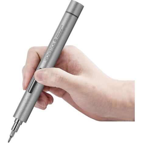 Mini tournevis électrique, jeu de tournevis de précision avec 20 embouts magnétiques de précision et lumière LED, Re-- (1/5)