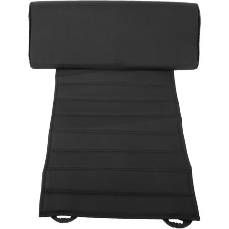 Tapis d'extension universel en cuir souple noir pour siège auto - (1/5)