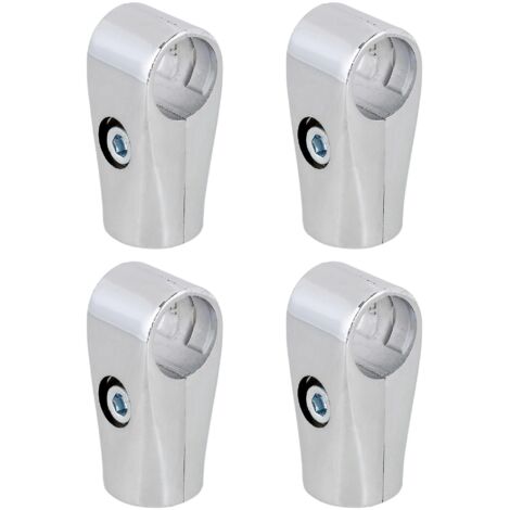 4 raccords de tuyauterie métalliques pour séchoir à linge, connecteur bidirectionnel, diamètre intérieur 25 mm (1/3)