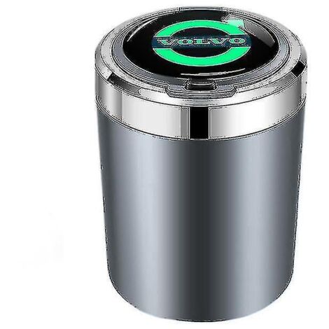 Cendrier multifonctionnel pour voiture (gris) pour Volvo XC60, S90, XC90, V90, V60, S60 et XC40 (1/5)