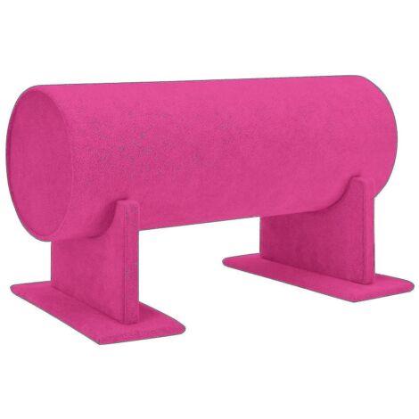 Présentoir à bijoux en velours pour bandeaux et serre-têtes, support pour magasin, noir et rose rouge (1/5)