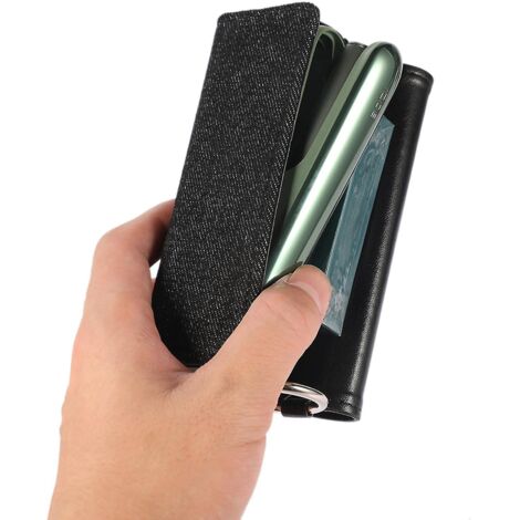 Étui de rangement pratique avec anneau de fixation et protection pour iQOS 4 Iluma – Noir (1/5)