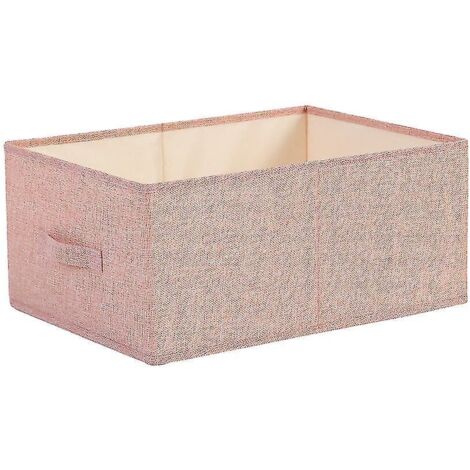 Boîte de rangement pliable pour vêtements, couette et penderie - Style 1 - Rose (1/5)