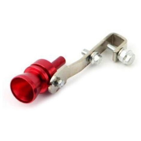 Sifflet de turbo pour voiture, pot d'échappement, soupape de décharge (BOV), rugissement rouge (1/5)