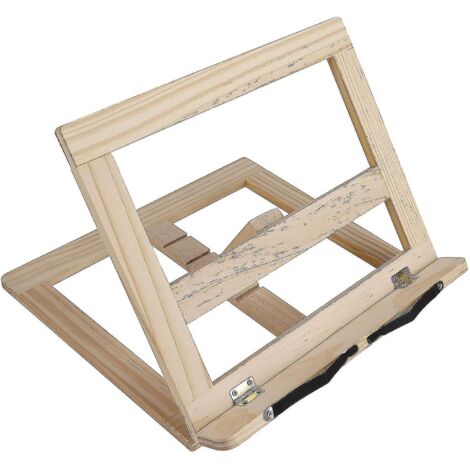 Support de lecture, porte-livres de cuisine, support de livres en bois pour la cuisine. (1/5)