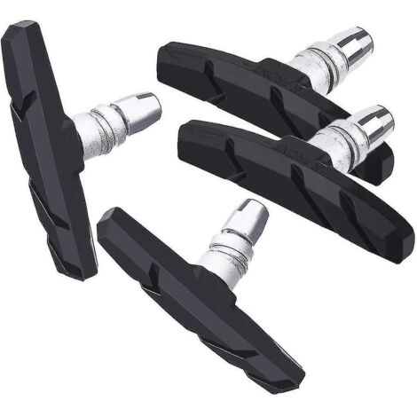 Plaquettes de frein V-Brake pour vélo, hautes performances de freinage, plaquettes durables et précises (2 paires) -- (1/4)