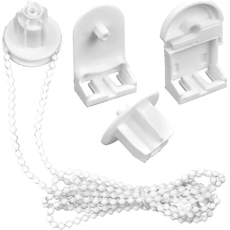 Kit de réparation et de remplacement pour stores enrouleurs, accessoires de store enrouleur de 25 mm avec chaînette à billes de rechange de 3 m. (1/5)