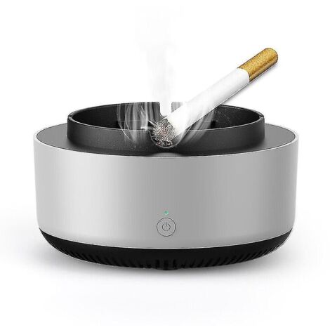 Purificateur d'air et cendrier intelligent sans fumée pour bureau, voiture et extérieur - Suzuka - Gris (1/3)