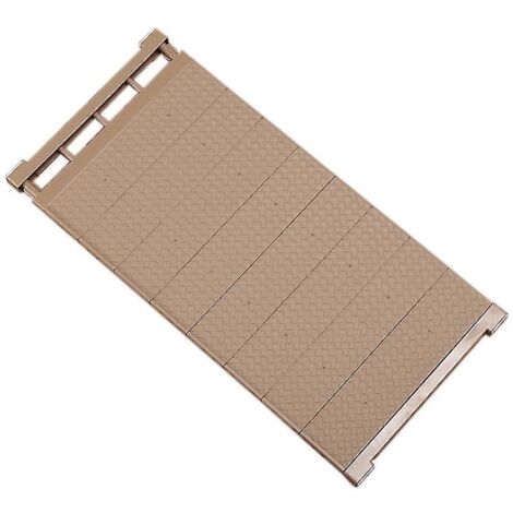 Étagère de placard réglable - Séparateur de vêtements pour armoire - Système de barre de tension extensible pour cuisine et salle de bain