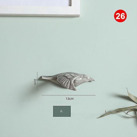 Décorations murales en céramique 3D en forme d'oiseaux - 26 pièces (1/5)