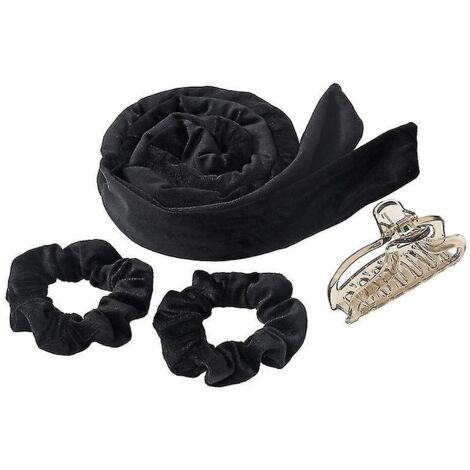 Fer à friser sans chaleur, bandeau pour boucles naturelles sans chaleur - noir (1/5)