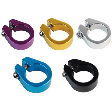 Lot de 5 colliers de serrage pour tige de selle de vélo, fixation rapide, tige de selle 31,8 mm (1/5)