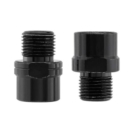 Rallonges d'axe de pédales de vélo en acier chrome-molybdène - Cadeau idéal pour les passionnés de cyclisme - Noir (1/4)