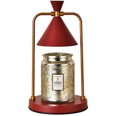 Chauffe-bougie sans flamme, diffuseur de parfum pour la maison - Rouge (UE) (1/3)