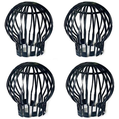 Lot de 4 filets de toiture modernes et résistants en plastique pour évacuation des feuilles et des gouttières - Fournitures ménagères (1/5)