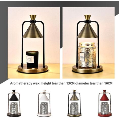 Chauffe-bougie sans flamme, diffuseur de parfum pour la maison - Noir (États-Unis) (1/5)