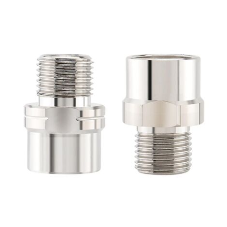 Rallonges d'axe de pédales de vélo en acier chrome-molybdène, cadeau idéal pour les passionnés de cyclisme - Argent (1/4)