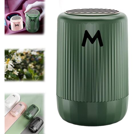 Instrument de dégivrage moléculaire à micro-ondes pour véhicules, diffuseur d'huiles essentielles portable pour voiture, maison et bureau (vert) (1/5)